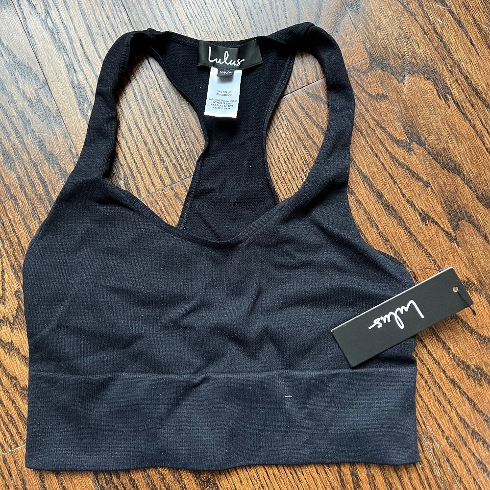 Lulu's Black Workout Tank